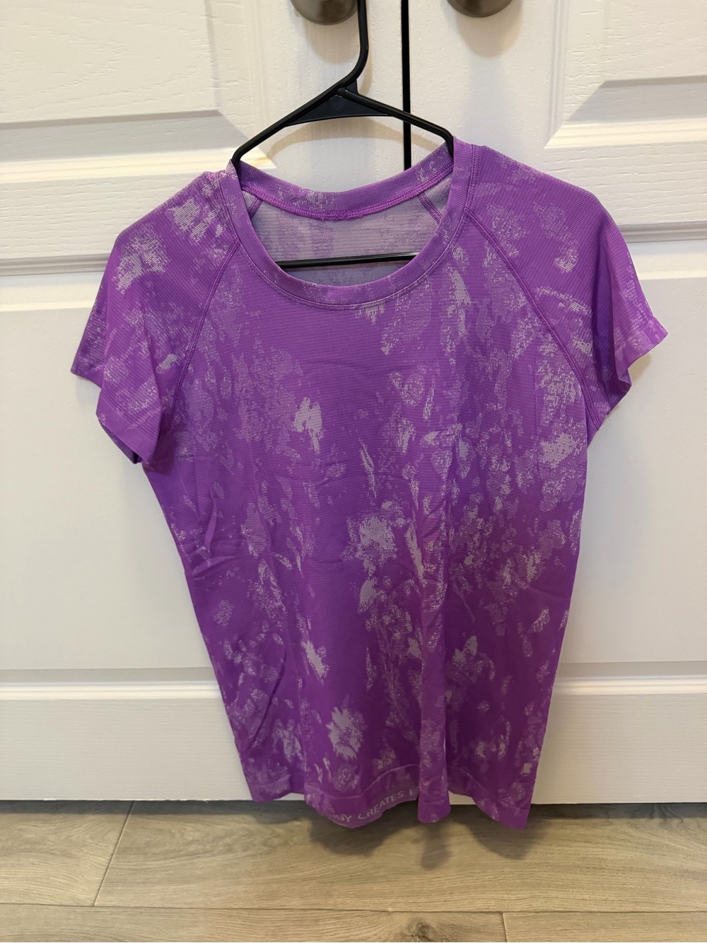 Lululemon Swiftly Tech Tee - Purple and Grey
